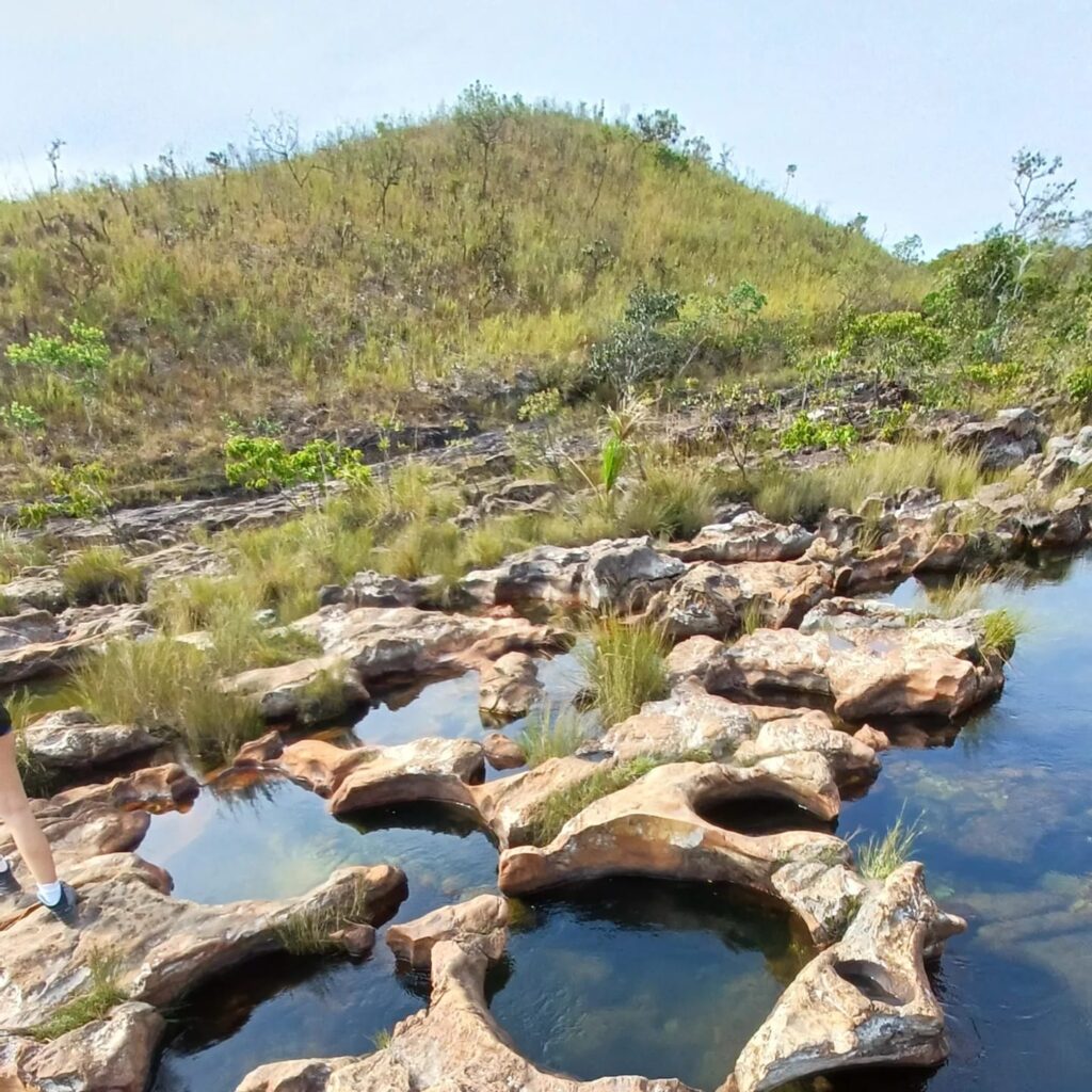 Vale de Marte - Cachoeira em território Kalunga na Chapada dos Veadeiros com guia local.